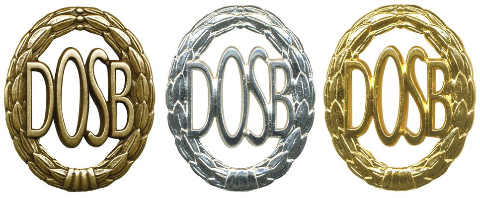 Die Sportabzeichen gibt es in Bronze, Silber und Gold. Foto: DOSB