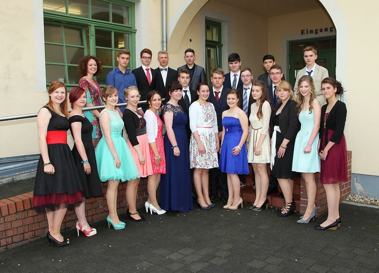 Die Abschlussklasse 2016. Foto: Mittelschule Oßling
