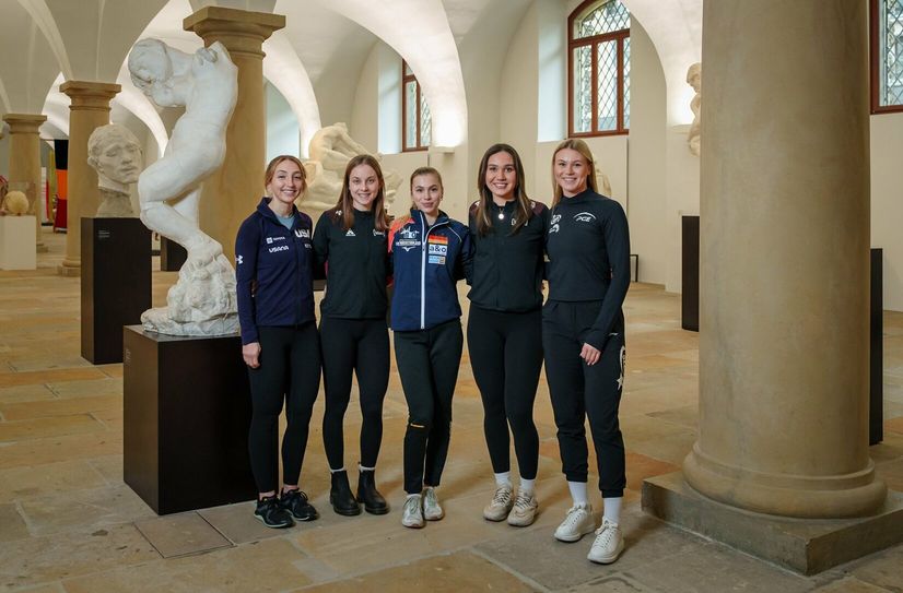 v.l. Kristen Santos-Griswold, Danaé Blais, Anna Seidel, Courtney Sarault und Natalia Maliszewska