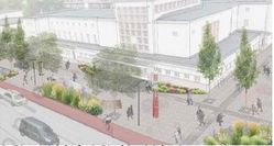 Idee des neuen Bahnhofs-Vorplatzes