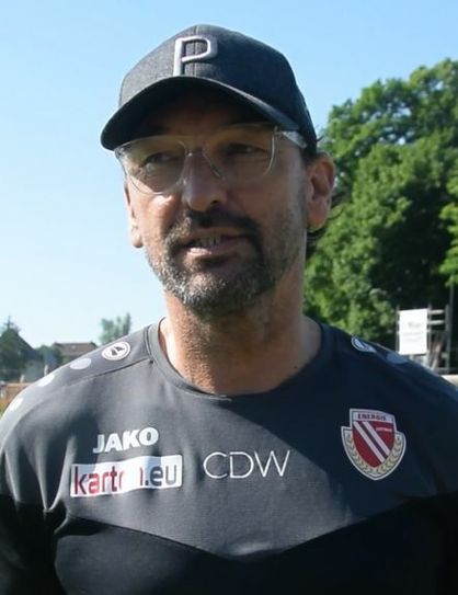 Trainer Claus Dieter Wollitz. Foto: Georg Zielonkowski