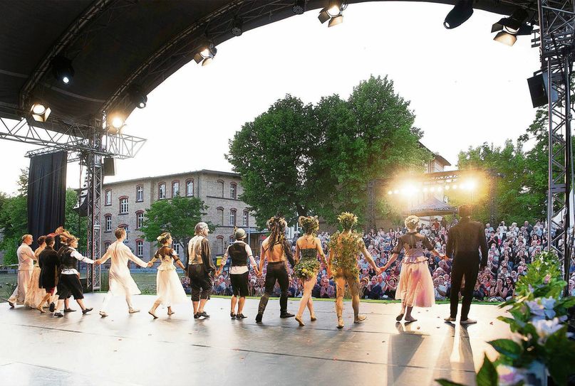 Impression vom Sommertheater auf dem Kasernenhof 2019