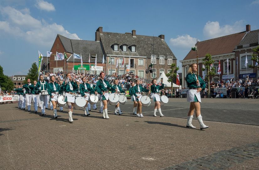 Der Fanfarenzug Dresden trat bereits 2018 in Hamont-Achel an.