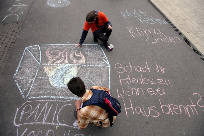 In Pirna haben sich Kinder und Jugendliche der Initiative "Fridays for Future" angeschlossen.