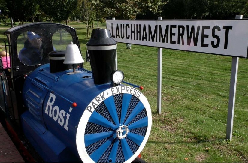 Die Parkbahn in Lauchhammer fährt zum Bergmannstag am 3. Juli.