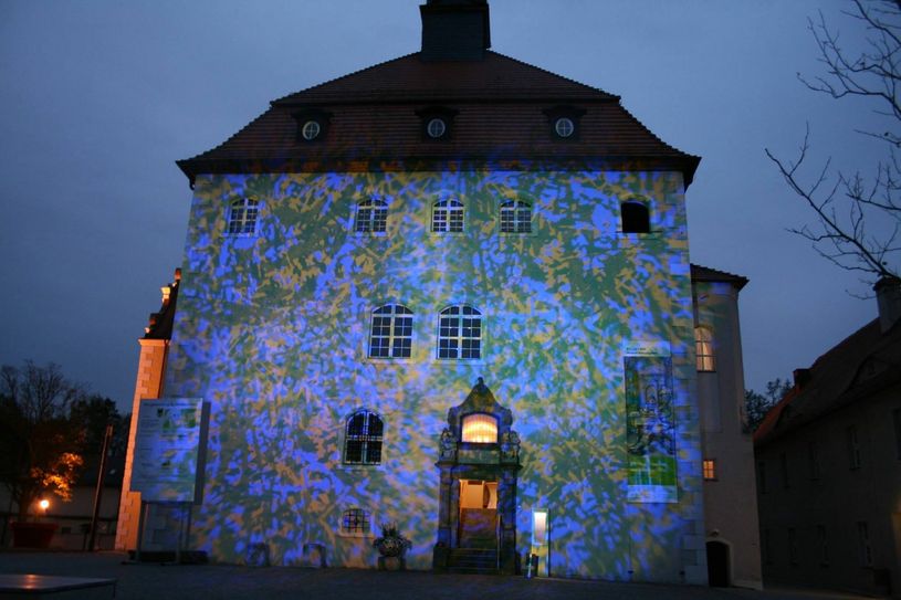 Das Schloss in Lübben im farblichen Spiel. Foto: Stadt Lübben