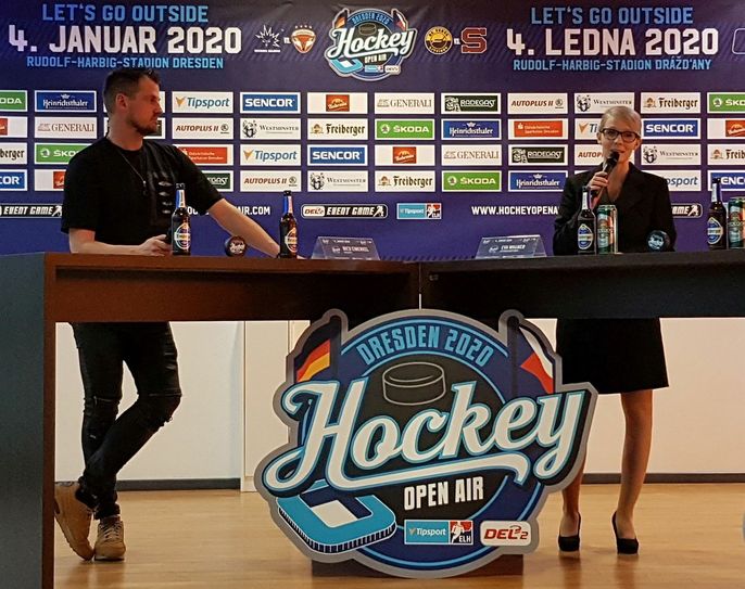 Rico Einenkel (Stereoact) und Eva Wagner