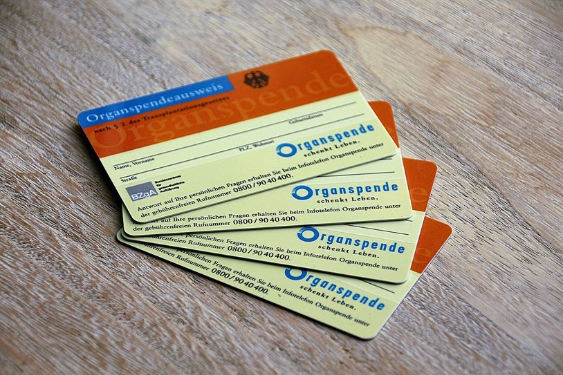 Laut Bundeszentrale für gesundheitliche Aufklärung (BZgA) stehen etwa 9.500 Menschen in Deutschland auf der Warteliste für ein Spenderorgan. Foto: Pixabay