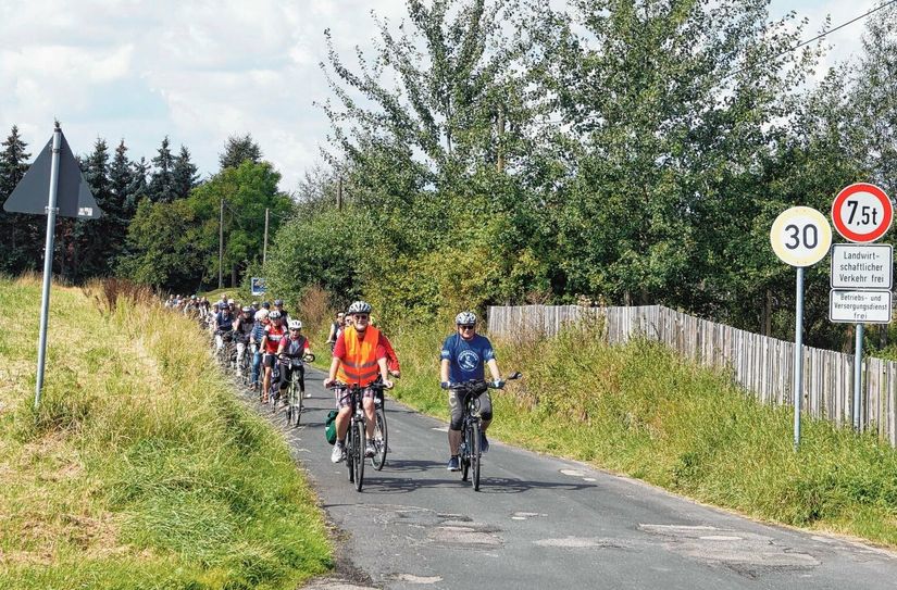 Radtour durch das Stauchitzer Gemeindegebiet.