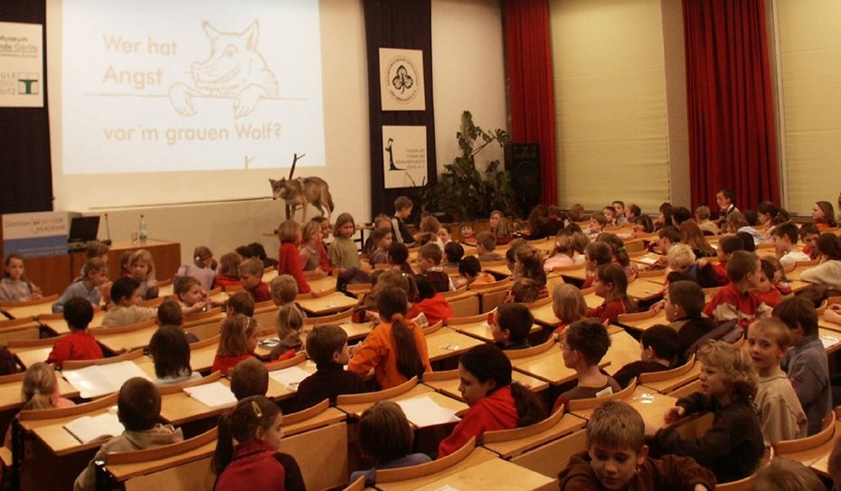 Die Vorlesungen finden entweder im Humboldthaus des Senckenberg Museums oder im großen Hörsaal der Hochschule statt. Foto: Senckenberg