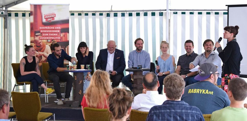 Am 20. September wurde Richtfest gefeiert, im August 2019 soll der Bau des Jugend- und Soziokulturellen Zentrums Werk 1 abgeschlossen sein. Foto: Stadt Görlitz