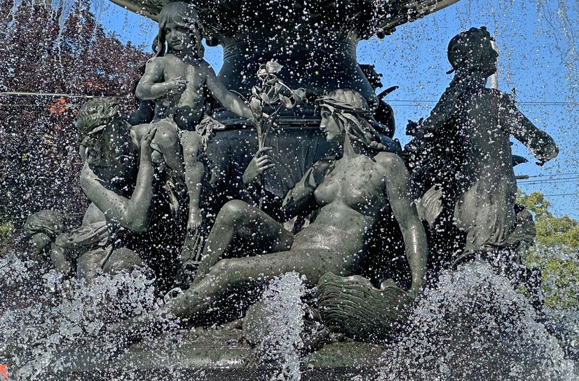 Bei dem Wetter ist jede Frische willkommen.