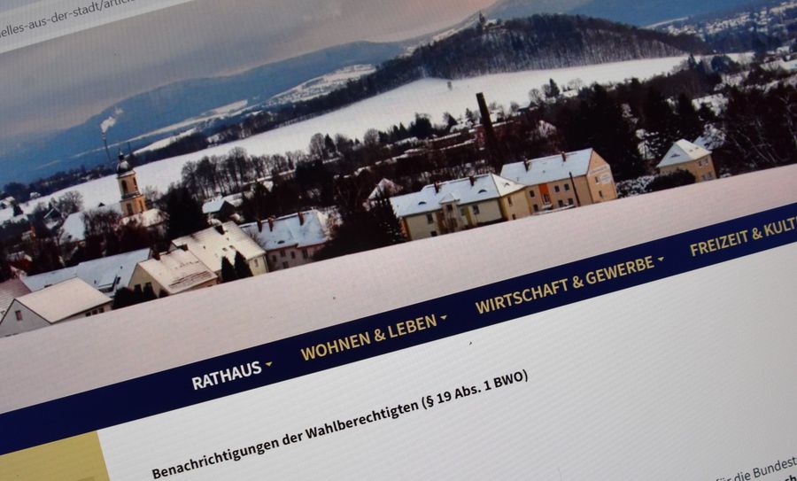 Auf ihrer Homepage informiert die Stadt Seifhennersdorf die Bürger über den Fehler und gibt Hinweise, wie damit umgegangen wird Foto: cj