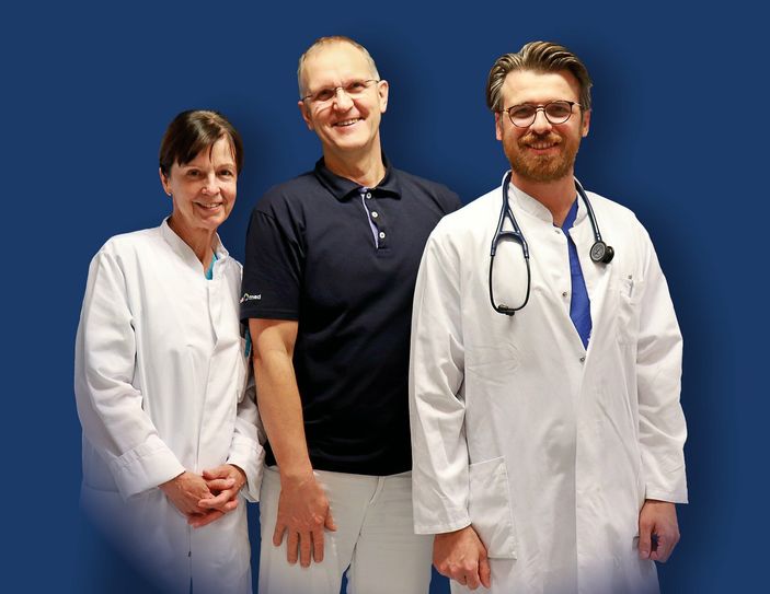 Gastroenterologen und Chirurgen des St. Carolus Krankenhaus Görlitz und des Octamed informieren gemeinsam über die ambulant-stationäre Zusammenarbeit bei Diagnostik, Behandlungsmöglichkeiten und die wichtige Rolle der Vorsorge bei Tumor-Erkrankungen im Darm.