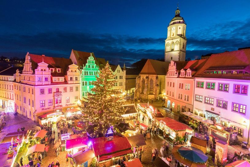 Blick aus dem Meißner Rathaus         F: Daniel Bahrmann