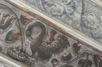 Die Motive waren symbolisch und mystisch: Ein Vogel füttert mit seinem Blut seine Jungen...