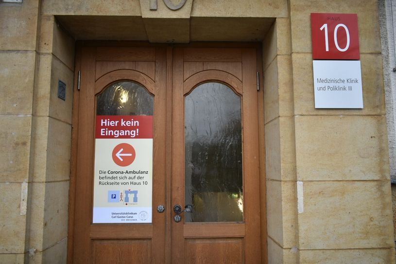 Das Fachambulanz ist im Uniklinikum Dresden in Haus 10 zu finden.