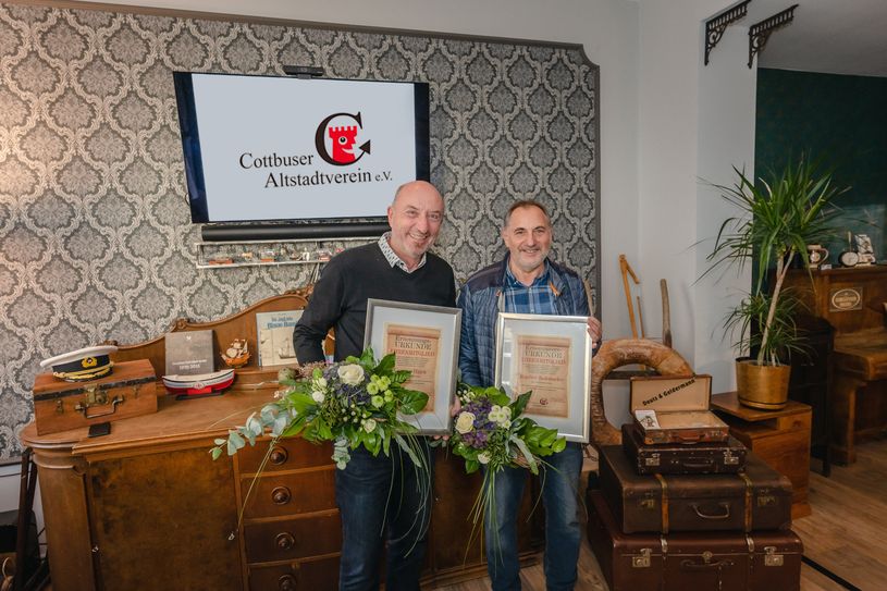 Carsten Hajek (li.) und Manfred Rademacher