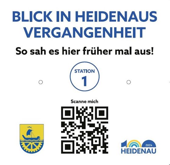 QR-Code der ersten Station »Rathaus Heidenau«.