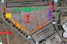 Lageplan des Festgebietes beim Familientag vor der WT-Arena in Riesa.