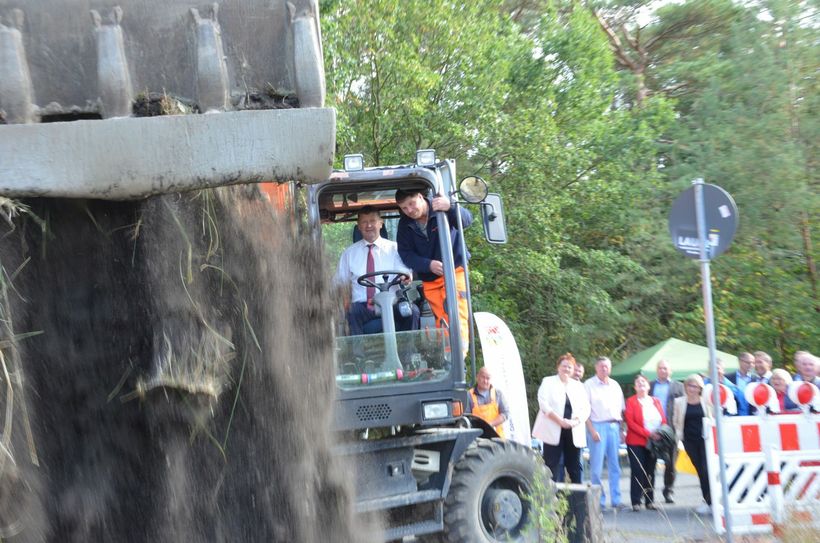 Der Startschuss des Projektes »Fernradwegebau« erfolgte im September 2019 am Radweg Meuro. Foto: Sarah Werner