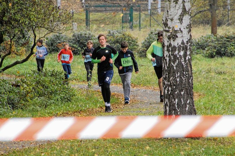 Die Schüler ließen sich dabei auch von Nieselregen und herbstlich-kühlen Temperaturen nicht aufhalten. Foto: Keil