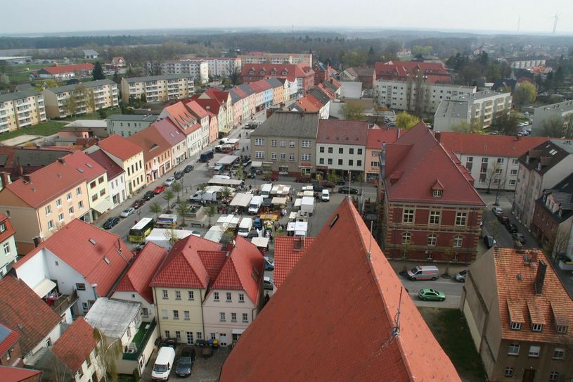 Calau aus der Vogelperspektive. Foto: Archiv/sts