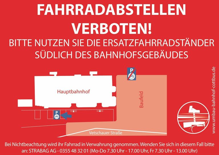 Hinweise der Stadtverwaltung. Grafik: Stadt CB