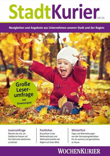 Die Titelseite des aktuellen StadtKurier.