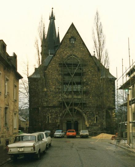 Christuskirche Deuben 1993. Foto: Stadt Freital