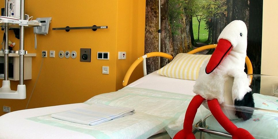 Einen der drei Kreißsäle in der Klinik für Gynäkologie und Geburtshilfe am Helios Klinikum Pirna können werdende Eltern live kennenlernen. Foto: Helios Klinikum Pirna