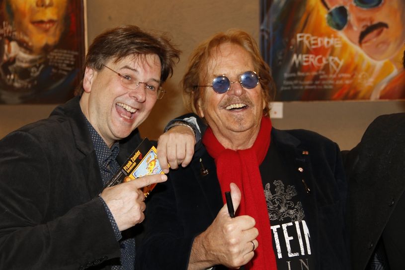 Frank Zander mit Sohn Marcus (li) Foto: Mutschke