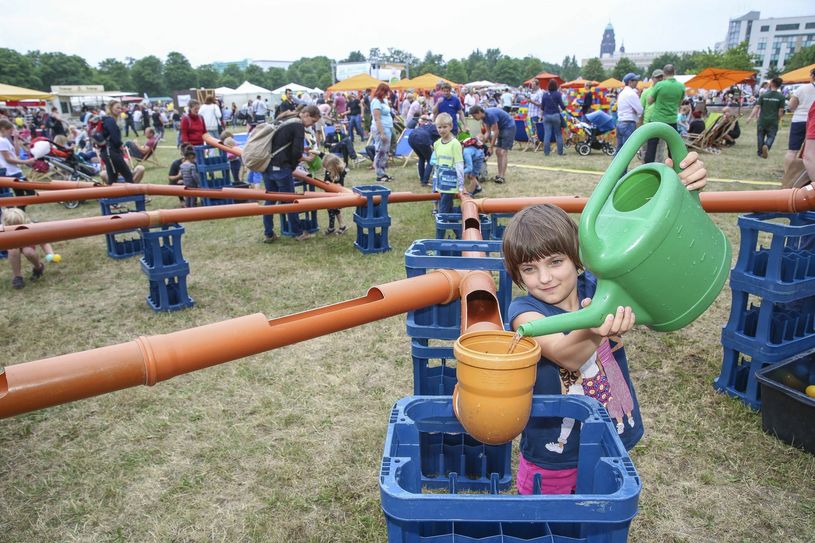 Fällt dieses Jahr coronabedingt ins Wasser: Der 11. Dresdner Sport- und Familientag sollte am 7. Juni auf der Cockerwiese stattfinden. Foto: Türpe