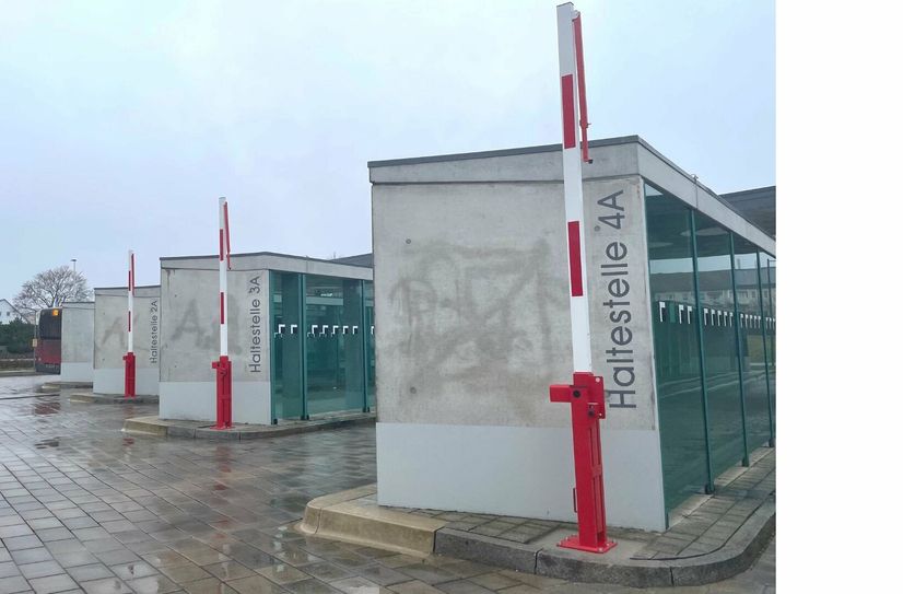 Ab 22 Uhr ist auf dem Busbahnhof Spremberg keine Einfahrt von Bussen an den Bussteigen 3 bis 5 mehr möglich.