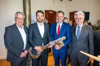 V.l.: Dr. Klaus Freytag, Tom Lange, Tobias Schick, Dr. Wolfgang Krüger