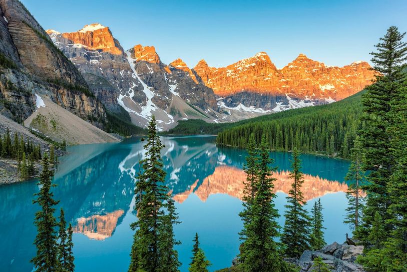 Der Moraine See in Kanada. (Foto: Roland Kock)