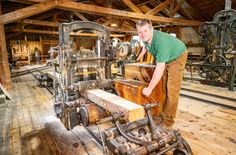 Martin Mäke von der Max Bähr-Mühle in Bad Gottleuba – hier wird dieses Jahr 25 Jahre Mühlenfest gefeiert.