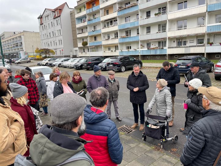 OB Tobias Schick ist am 25. November auf Ortsteilrundgang in Ströbitz.