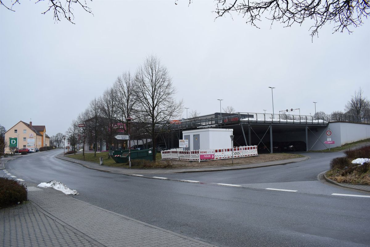 Baustelle an der CarlMariavon WeberStraße Bischofswerda Landkreis
