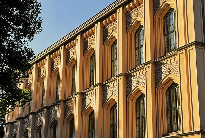 Die Baugewerksschule in Zittau.
