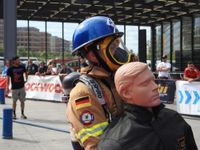 Michael Hänel beim Dummy ziehen