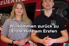 Julian und Nathalie begrüßen die social follower zu einer der Folgen »Erste Hilfe am Ersten«.