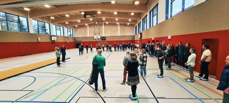 Die neue Sporthalle wurde am 1. November feierlich übergeben. Foto: Stadt Zittau