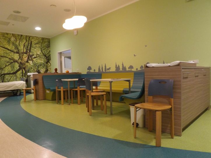 Die Kinderklinik war 2017 von Haus 2 des Krankenhauses ins Haus 1 gezogen und dort neu eröffnet worden. Foto: Managementgesellschaft Gesundheitszentrum des Landkreises Görlitz