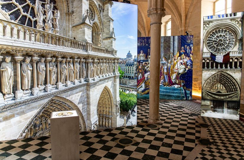Einige Eindrücke aus der Notre-Dame-Ausstellung.