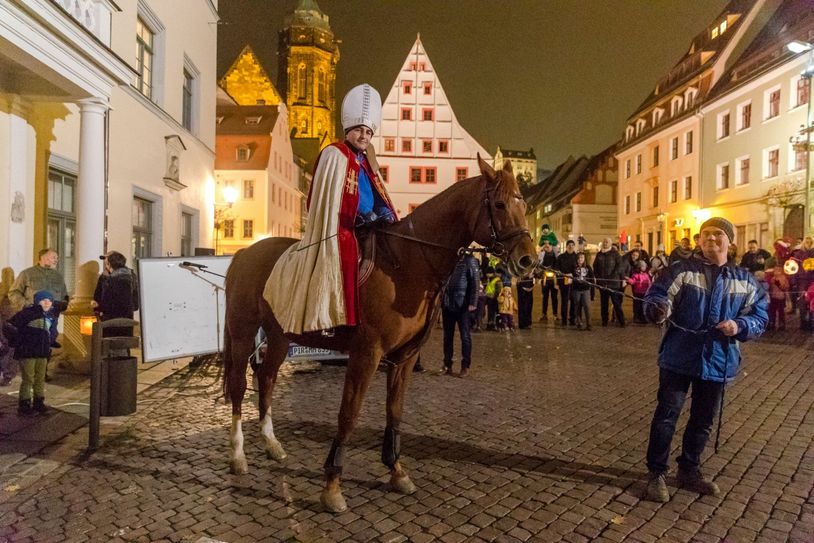 St. Martin vor dem Rathaus Pirna. Foto: M. Förster