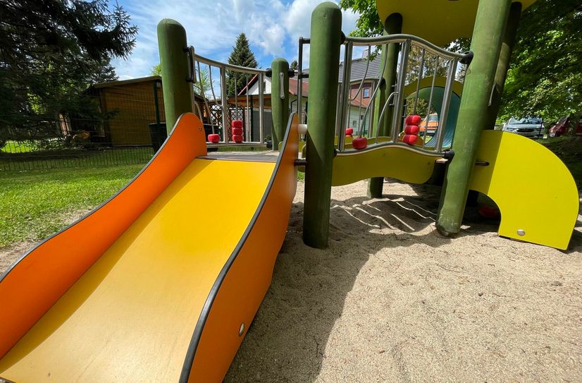 Ebenfalls für die Krippenkinder: Die Spielanlage "Rose". Foto: T. Keil