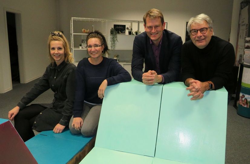 In der neuen Koordinierungsstelle im Fließhof ist das Zentren Management zu finden. Frontfrau Madeleine Matschke und ihr Team erarbeiten Ideen und helfen Akteuren bei der Umsetzung zur Belebung der Alt- und Neustadt.