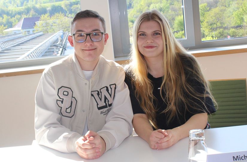 Freuen sich auf den Endausscheid: Michelle Hahn und Otto Hantzsch.