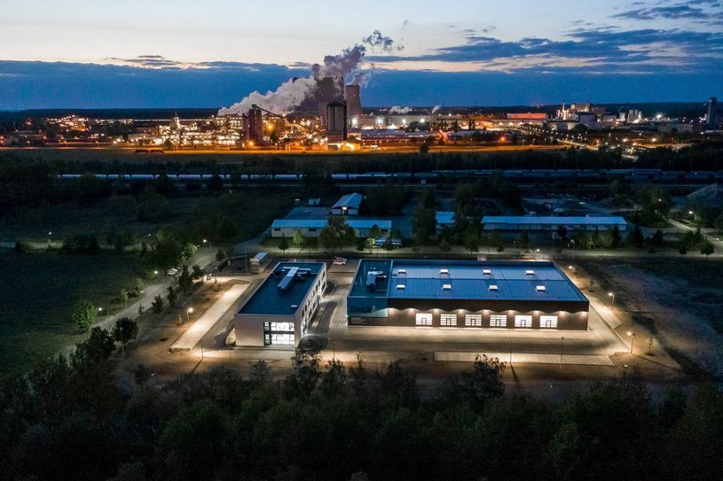 Blick aufs Gründer- und Kompetenzzentrum Dock3 Lausitz. Foto: Tobias Ritz